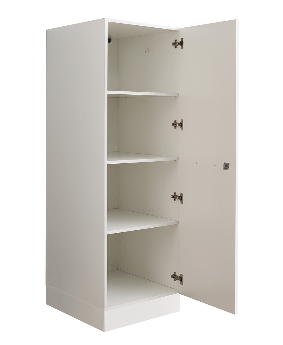 LDG50W-Weiss-Stauraumschrank-mit-Sockel-Freisteller-Offen_70-202-17